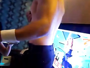 小美女第一次体验KTV里的猛男有点害羞放不开