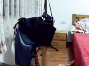 居家攝像頭黑客破解拍攝到的寂寞小夫妻日常過性生活 貌似好久沒操了有點饑渴 露臉高清