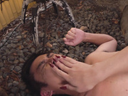 NVH-075 温泉宿に出没するフル勃起痴女ニューハーフ湯けむり逆穴性交！ 愛瀬めい - 5of5