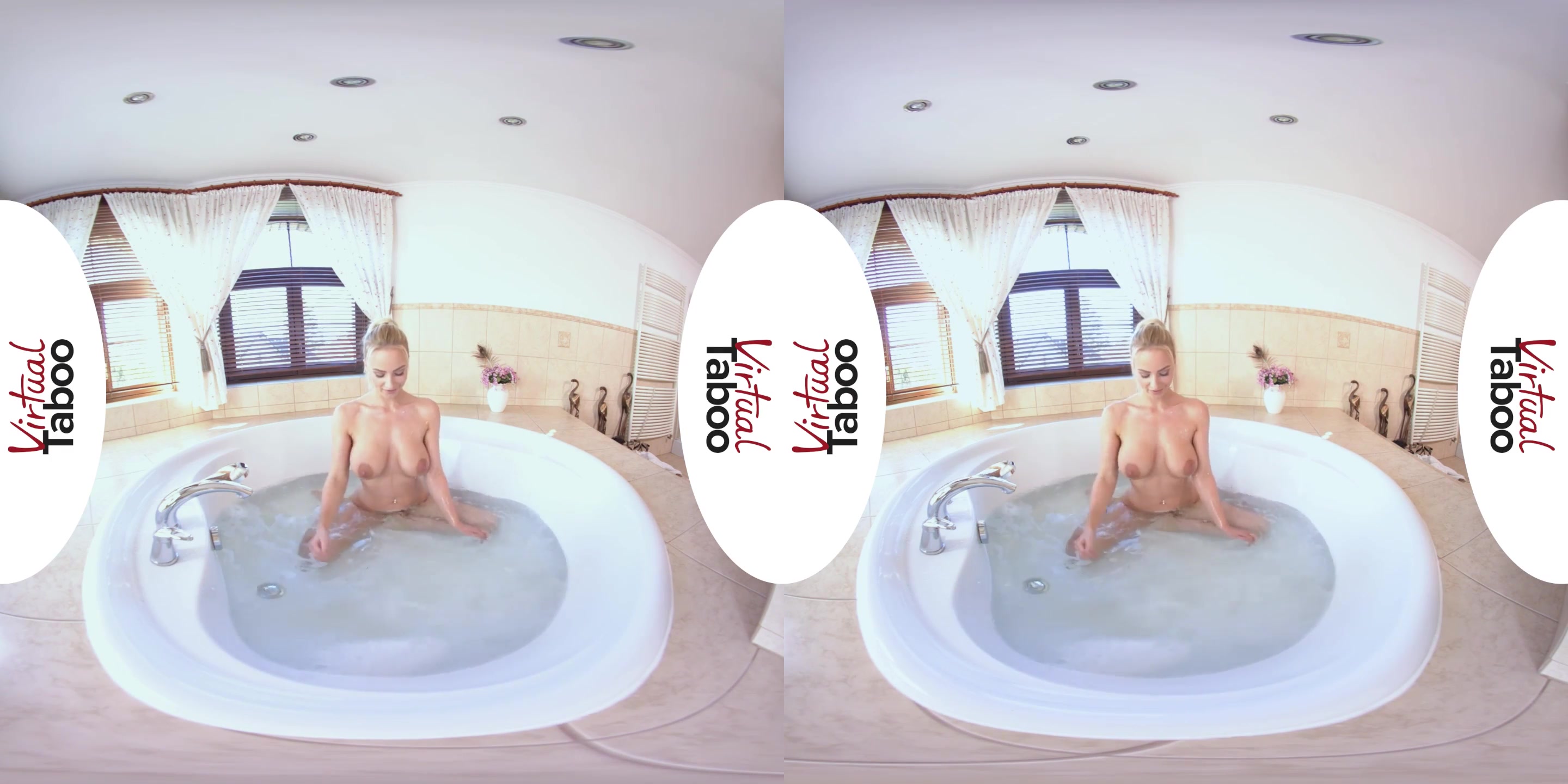 Super sexbomb MILF Nataly taking big bath