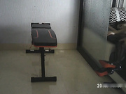 约约哥精品大作-又一次约性感漂亮的黑丝高跟美女家中啪啪,健身器上操一次后又到沙发上接着干,战斗力真强!