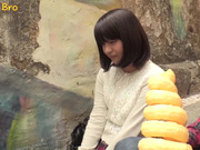 90后【樱木郁】无码流出-与猥琐男逛街品尝大陆小吃宾馆开房激情肉战内射