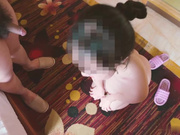 终极调教淫荡小性奴 和哥们一起3P前后夹击 无套暴力抽插 双穴中出内射 锁喉窒息高潮 高清1080P原版无水印