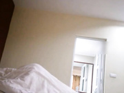 青春气息很浓扎着马尾辫子的露脸眼镜妹与四眼男友宾馆开房啪啪啪